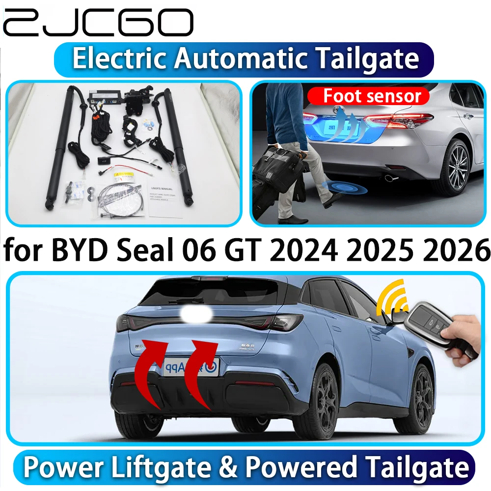 

ZJCGO for BYD Seal 06 GT 2024 2025 2026 OEM Automatic Power Liftgate Powered Tailgate Intelligent System Trunk Control Lift Kit