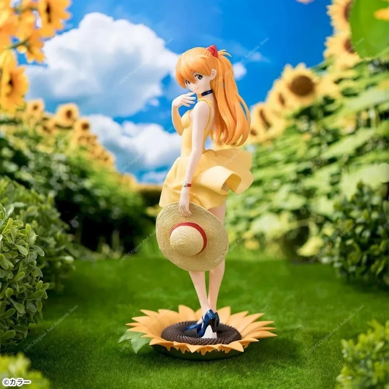 100% Original SEGA Neon Genesis Evangelion EVA Asuka Langley Soryu Summer Dress Ver.2 Anime PVC Figure Collectible Gift In Stock view 2