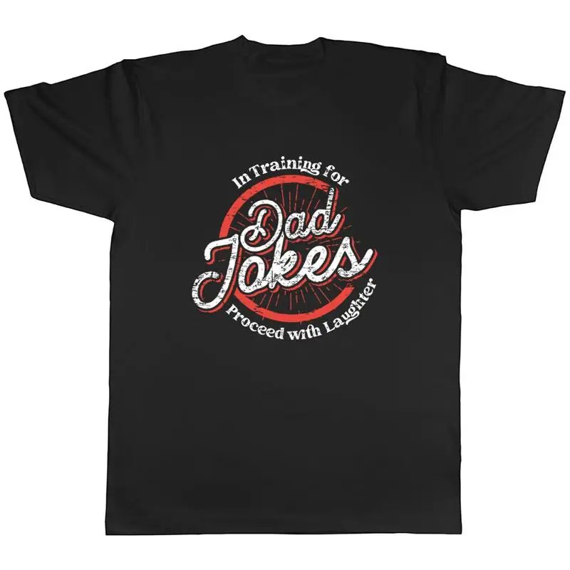 تي شيرت رجالي مضحك Dad Jokes يتقدم مع هدية تي شيرت للجنسين الضحك #1