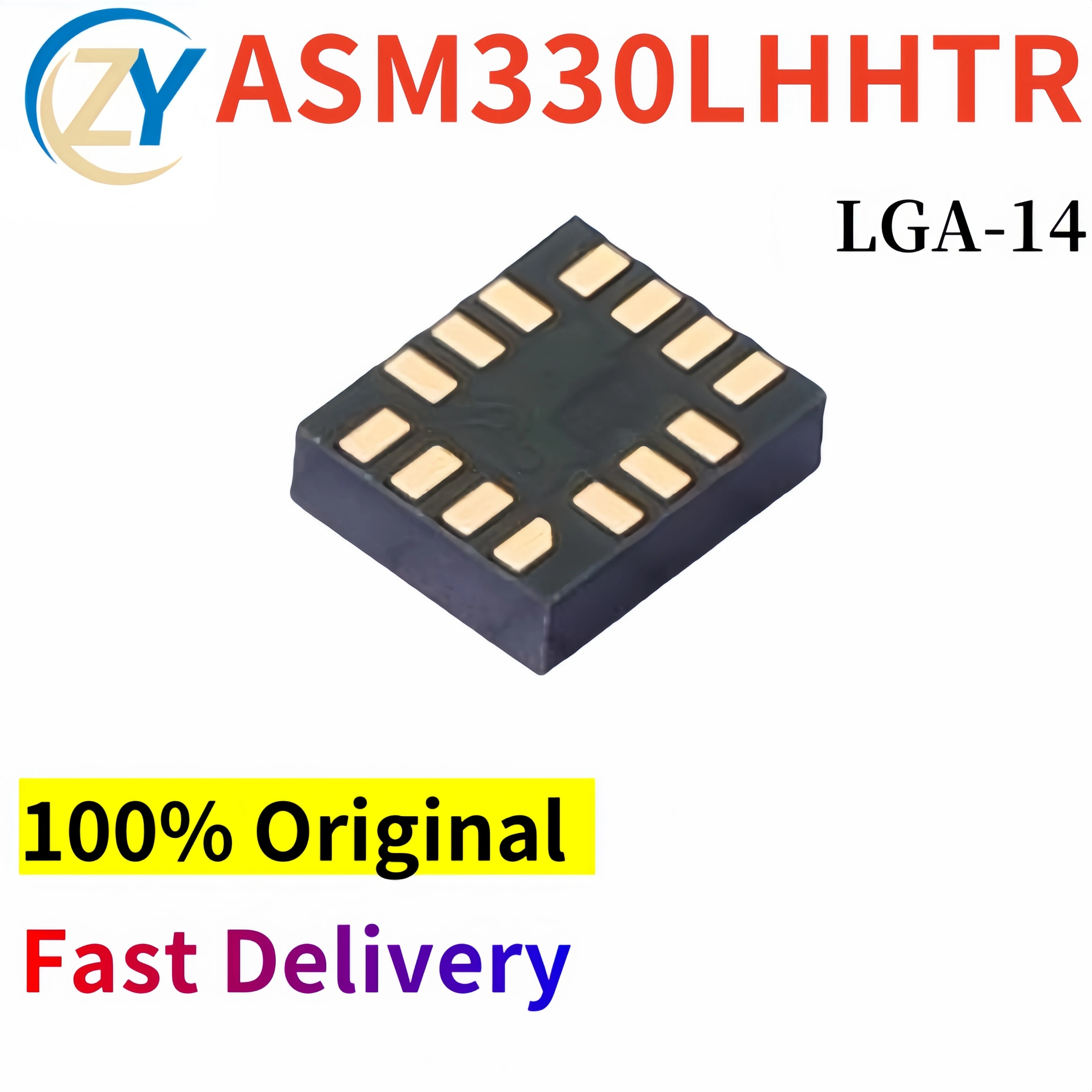 (2pcs) ASM330LHHTR Sensors ASM330 6-axis LGA14 100% Original 2V - 3.6V Guaranteed & In Stock