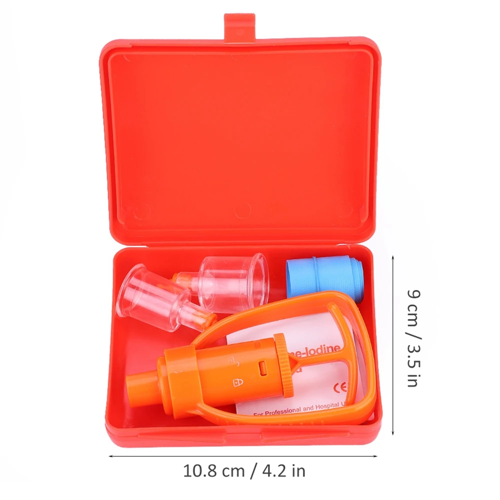 Venom Extractor Snake Insect Bite First Aid Kit Outdoor Emergency Survival Rescue Tool Wild Venomous Bee Bite Vacuum Detox Pump