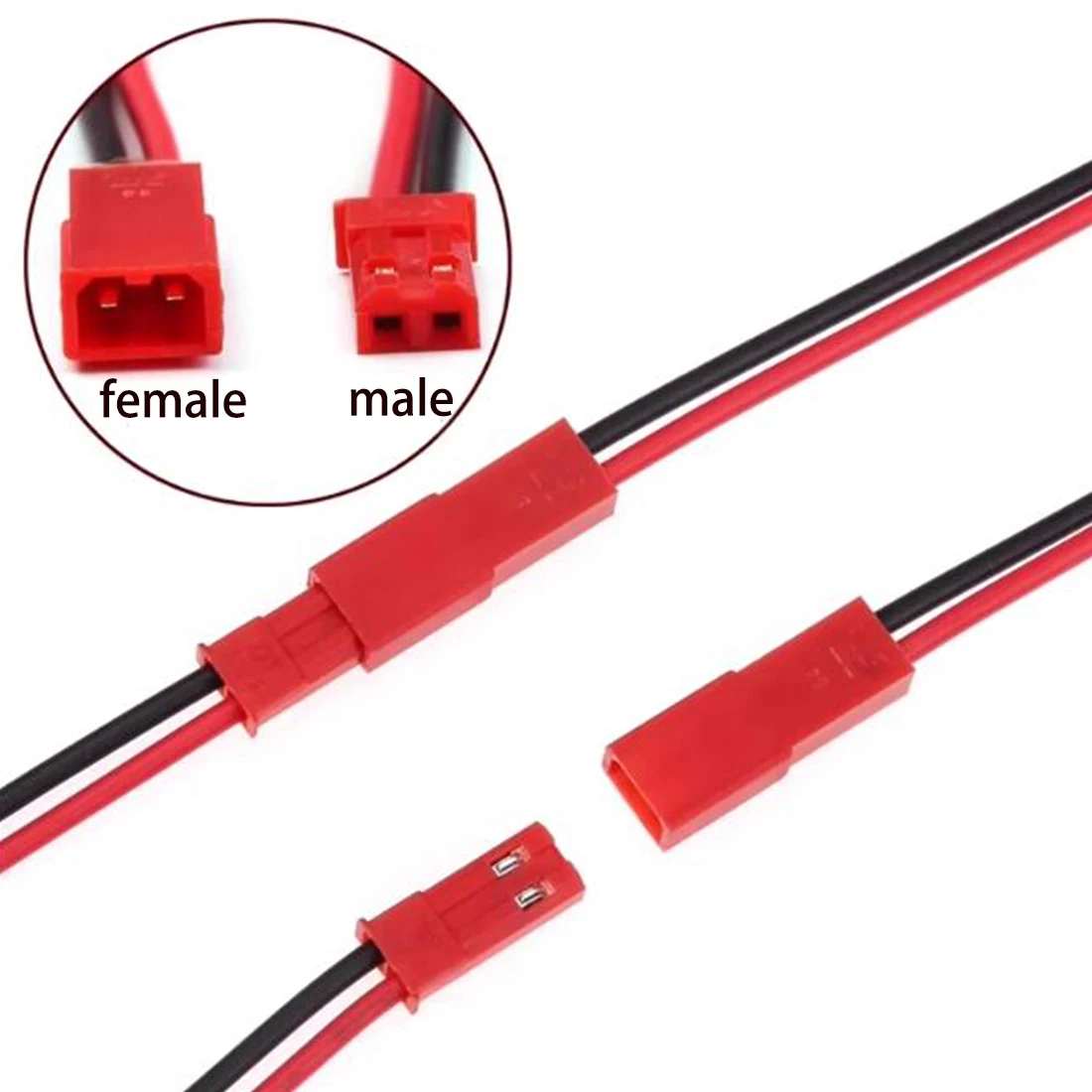 

10 пар разъемов JST «папа» и «мама» 24AWG, силиконовый провод, кабель длиной 10 см, НОВЫЙ