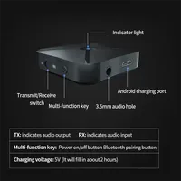 KN319 Bluetooth 4.2 Transmitter Receiver 2 in 1 Stereo Audio Receiver Converter Wireless Adapter With RCA 3.5MM AUX For Car