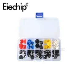 25/125/250pcs Tact Switch SMD Assortment Set Mini Push Button Switch 2*4 3*6 4*4 6*6 Keys Tact ON/OFF Electron Diy Kit