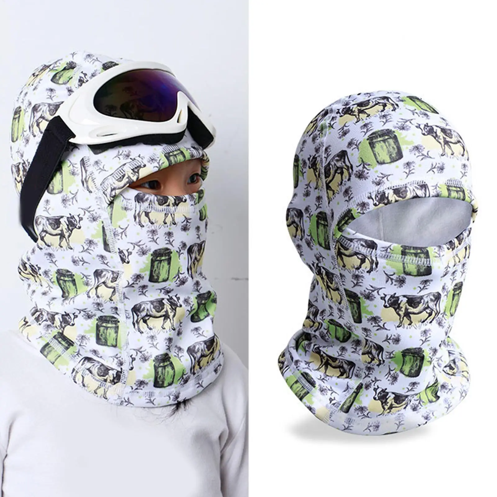 

Kids Face Cover Soft Elastic Windproof Warmer Winter Face Warmer For Boy Children Outdoor Skiing Riding Bike Climbing Sport