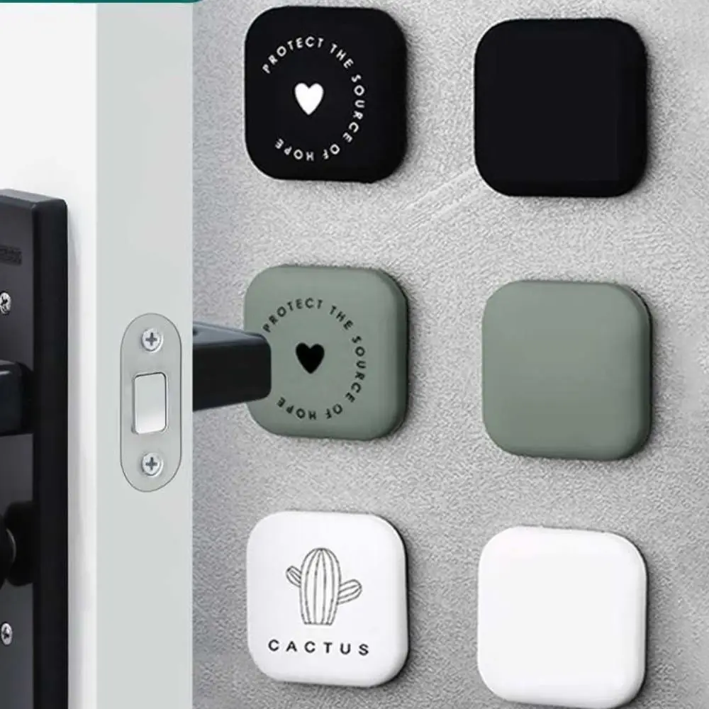 Siliconen deurstop Zelfklevend meubilair Anti-crash Pad Mute Guard Deurstopper Praktische muurbeschermer Deurgreepbumper