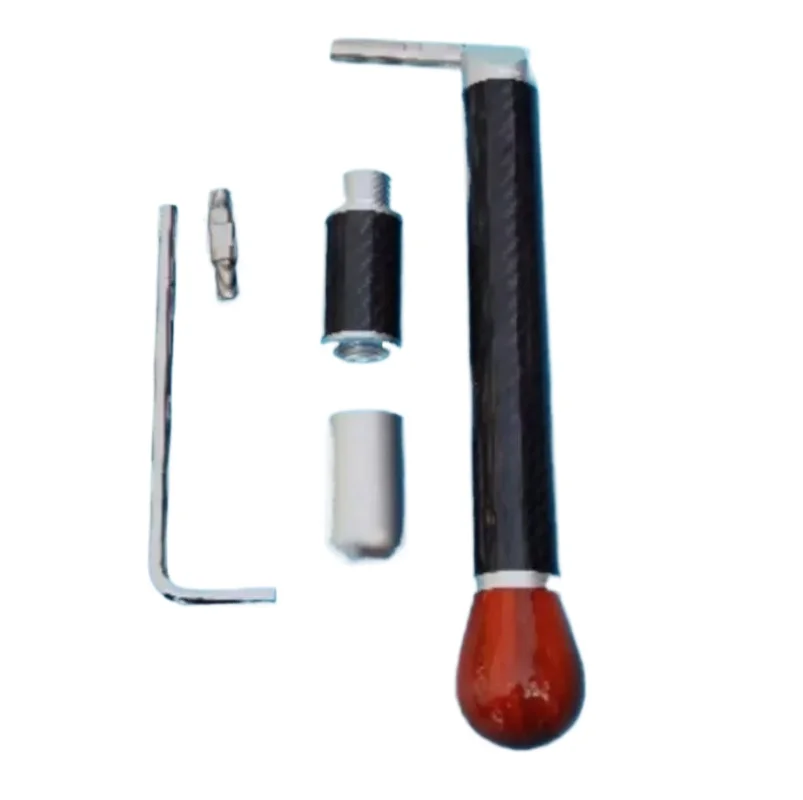 

Professional The Carbon Tube Piano Tuning Lever Carbon Fiber Gold Silk Braided Tube Piano Tuning Hammer