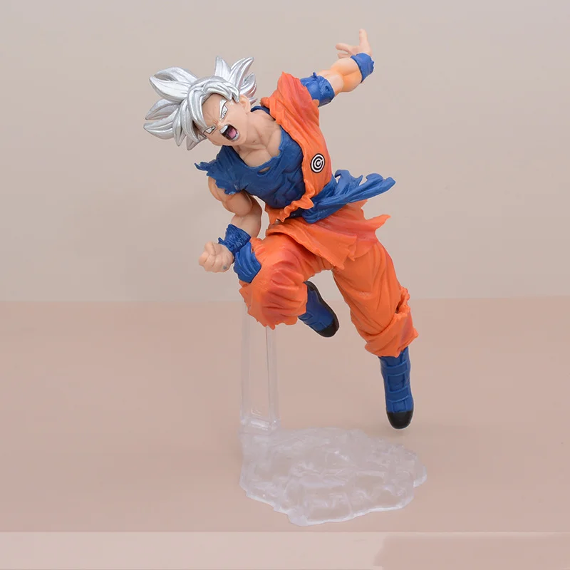 Dragon Ball Handmade Model Dragon Ball Shock Wave Super Saiyan Silver Hair Sun Wukong Brolli Anime Accessories