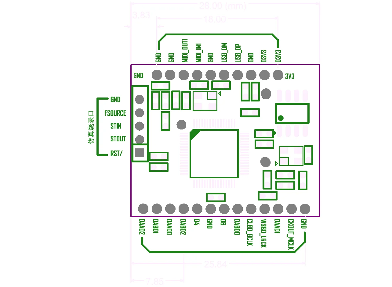 SAM5504B Module Feedback Suppressor Module Effector Module