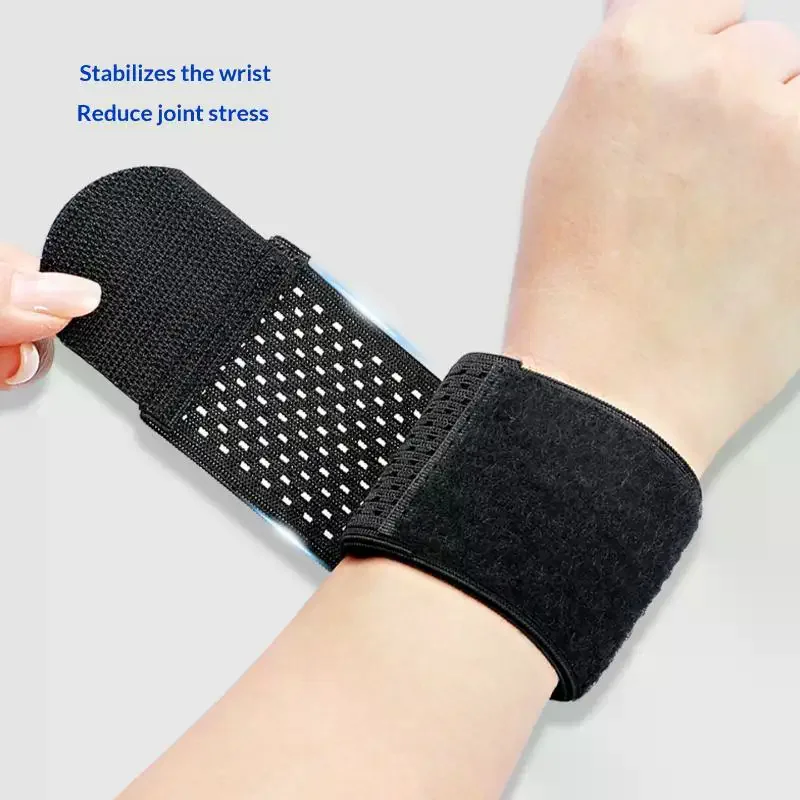 2Pcs Wrist Support Straps Ultra-Thin Compression Support Straps Soft High Elasticity Adjustable Comfort Suitable For Women