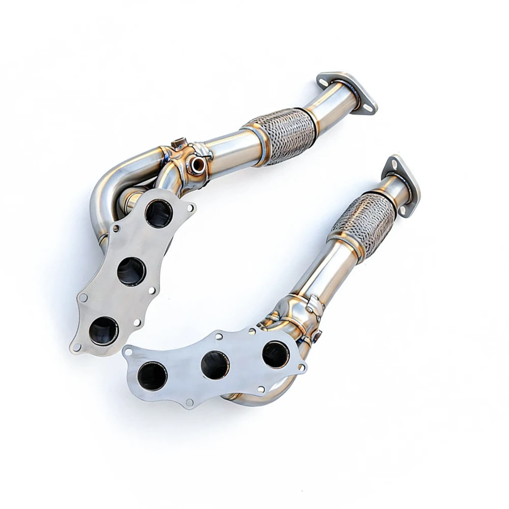 

Stainless Steel Exhaust Manifold for Lexus LS350 3.5L 2017-2021 Rear-Wheel Drive Engine Collector Pipe Muffler Upgrade
