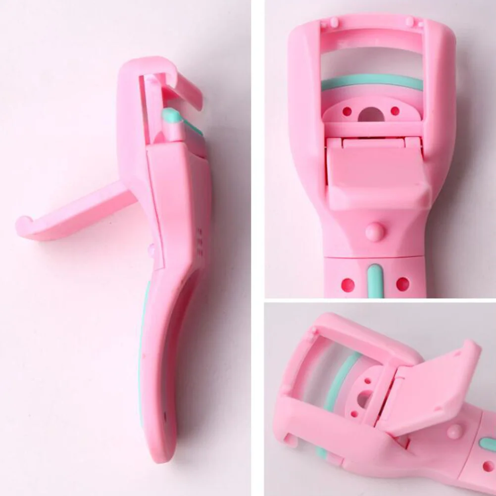 أداة تجعيد الرموش الوردية، مشبك رفع العين القوي، أداة مكياج يومية سهلة الاستخدام للرموش المجعدة، ملحقات التجميل الأساسية #2