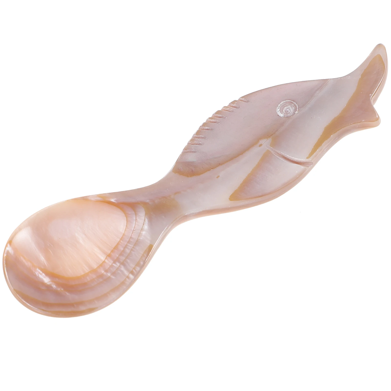 

Fish Shape Ice Cream Caviar Spoon Dessert Soup Serving Spoon Portable Mini Spoons Unique Design Kitchen Utensils