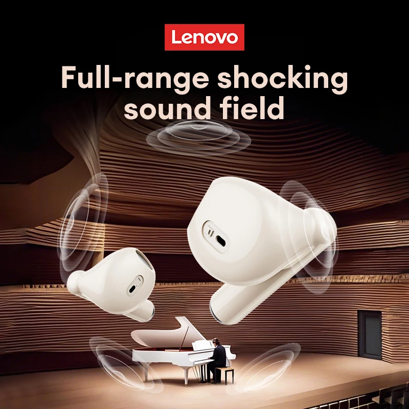 جديد لينوفو EA160 سماعة لاسلكية تعمل بالبلوتوث 5.4 سماعات 24H Play HD مكالمة صوتية سماعات أذن TWS إلغاء الضوضاء سماعات طويلة التحمل