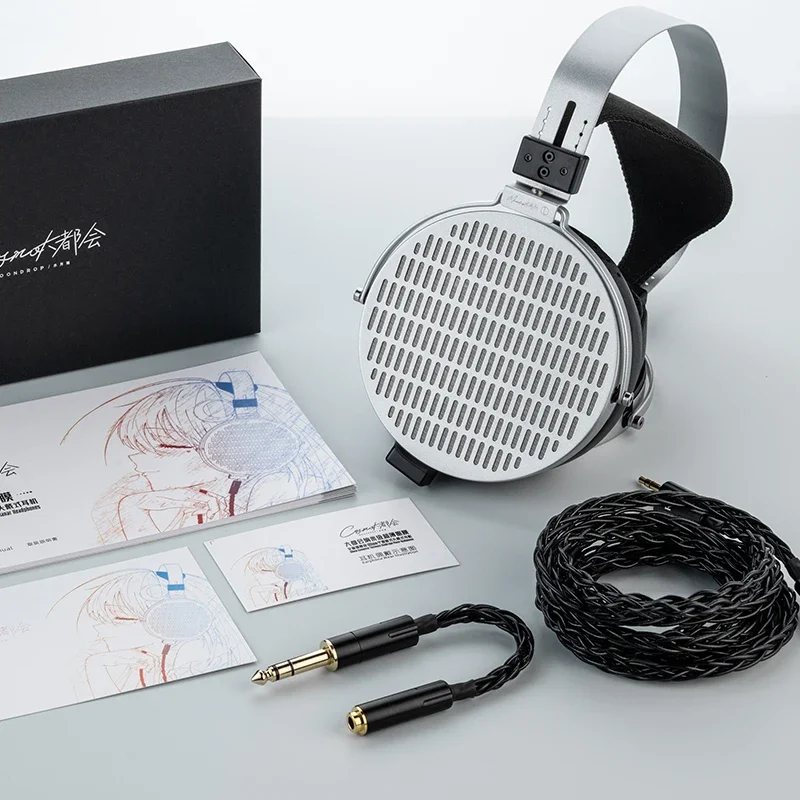 MOONDROP COSMO 100mm Nanoscale Ultra-thin Flagship Planar Studio Monitor Audiophile Stage Stereo Bass Earphones Headphone