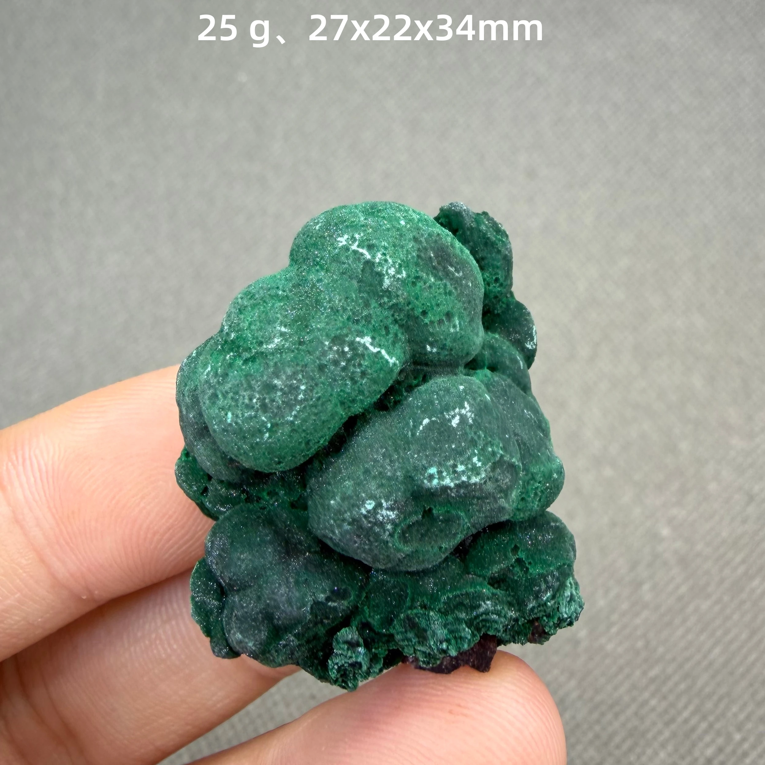 Natural Malachite Botryoidal Cluster Green Grape Copper Ore Mineral Specimen Home Decor