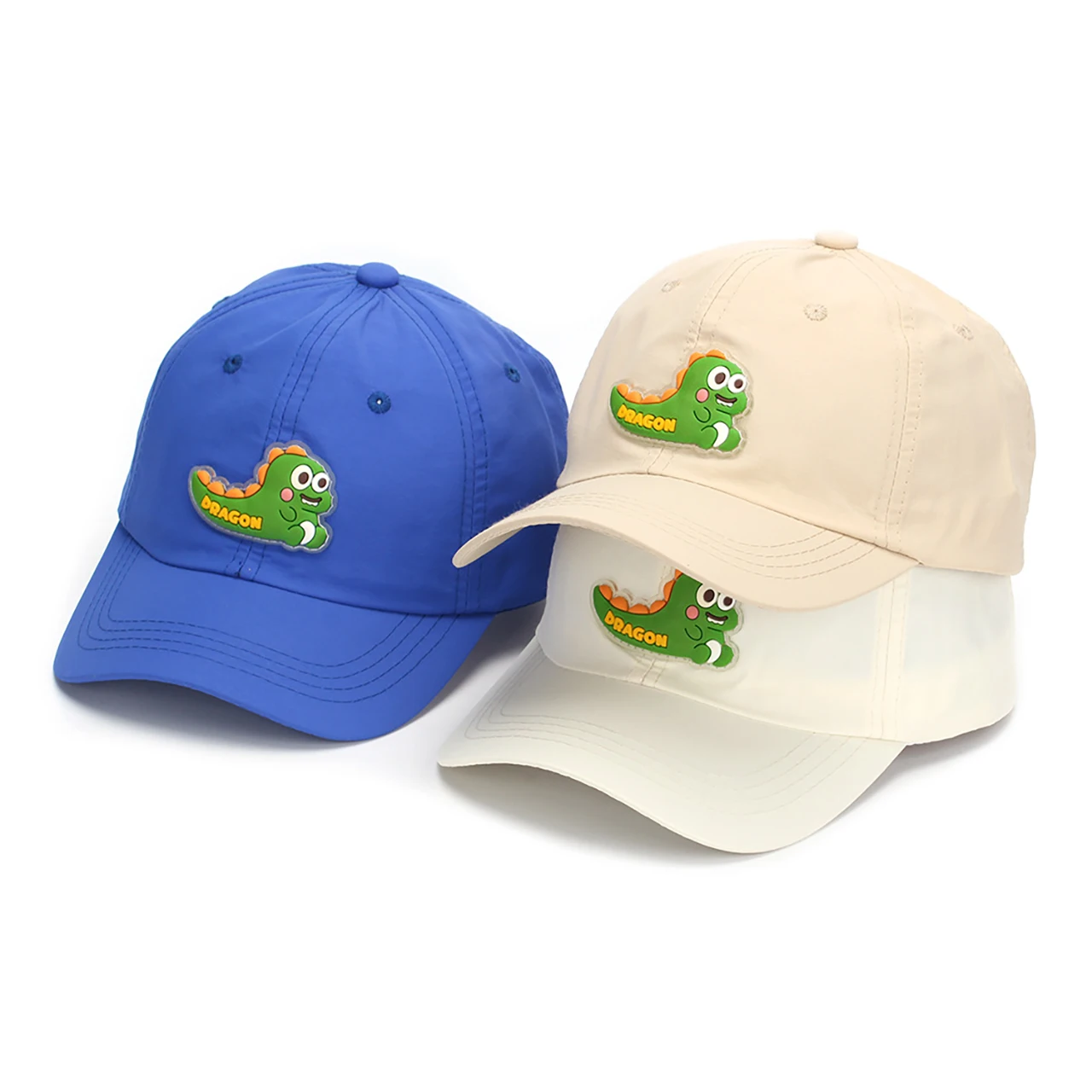 

Детская бейсболка с милым динозавром, летняя быстросохнущая дышащая кепка с козырьком для малышей, забавные детские солнцезащитные шляпы с мультяшным рисунком, козырьки для детей 2-8 лет