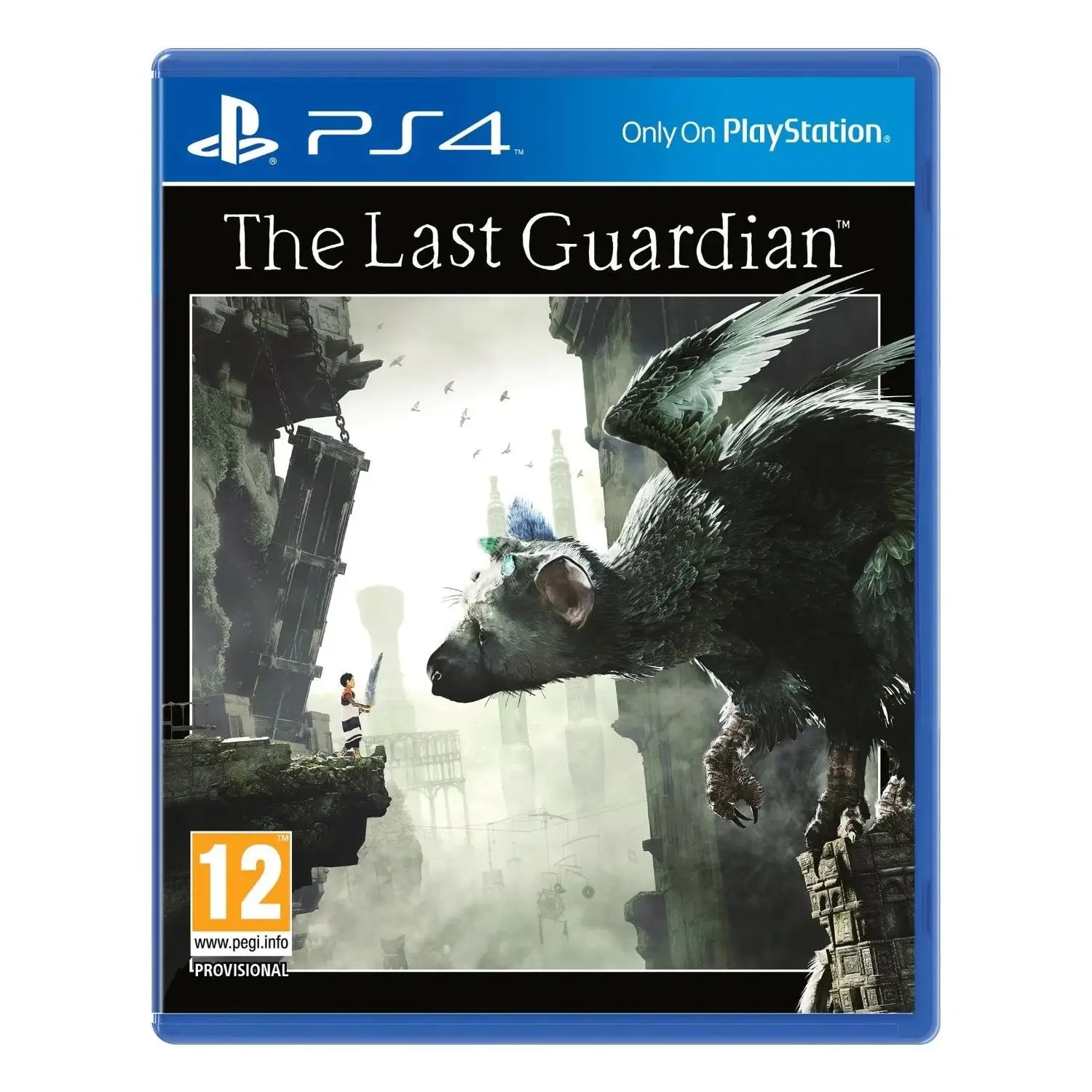 The Last Guardian (UK Import) - PS4 Adventure Game, new and sealed, playable in Spanish with impressive graphics and engaging gameplay, CE certified for ages 12-15, ideal for fans of PS4 games.
