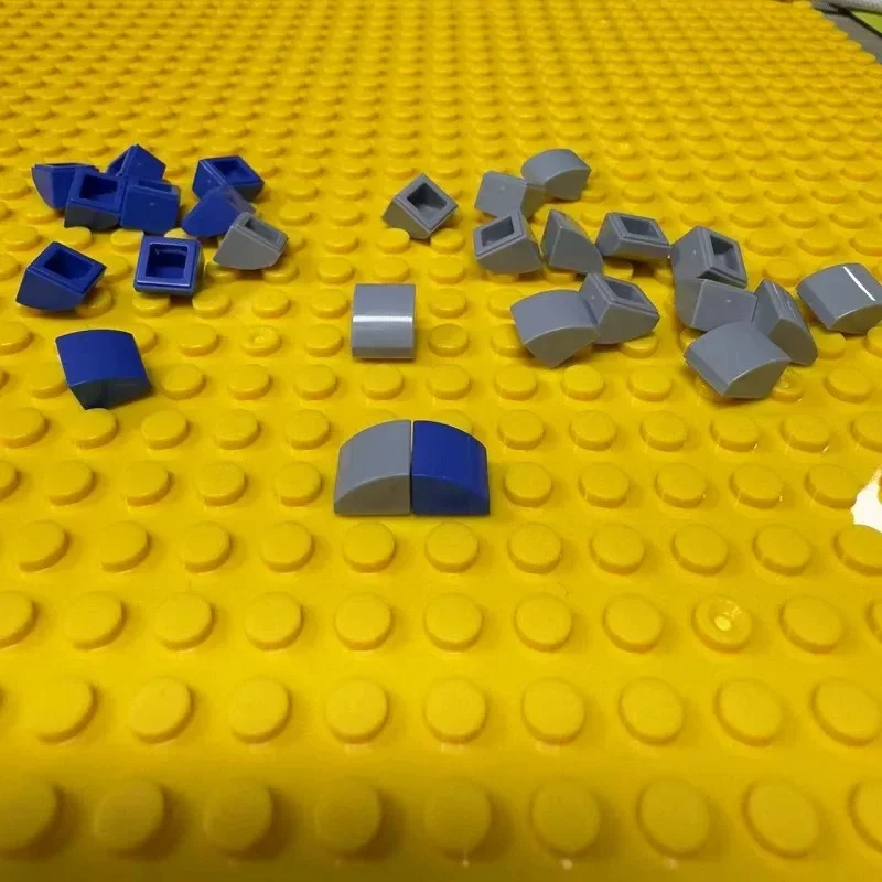 MOC 10PCS 50746W Special 1x1 House Building Blocks Kit Curved Surface Component Part Bricks Idea Particle Children Birthday Gift