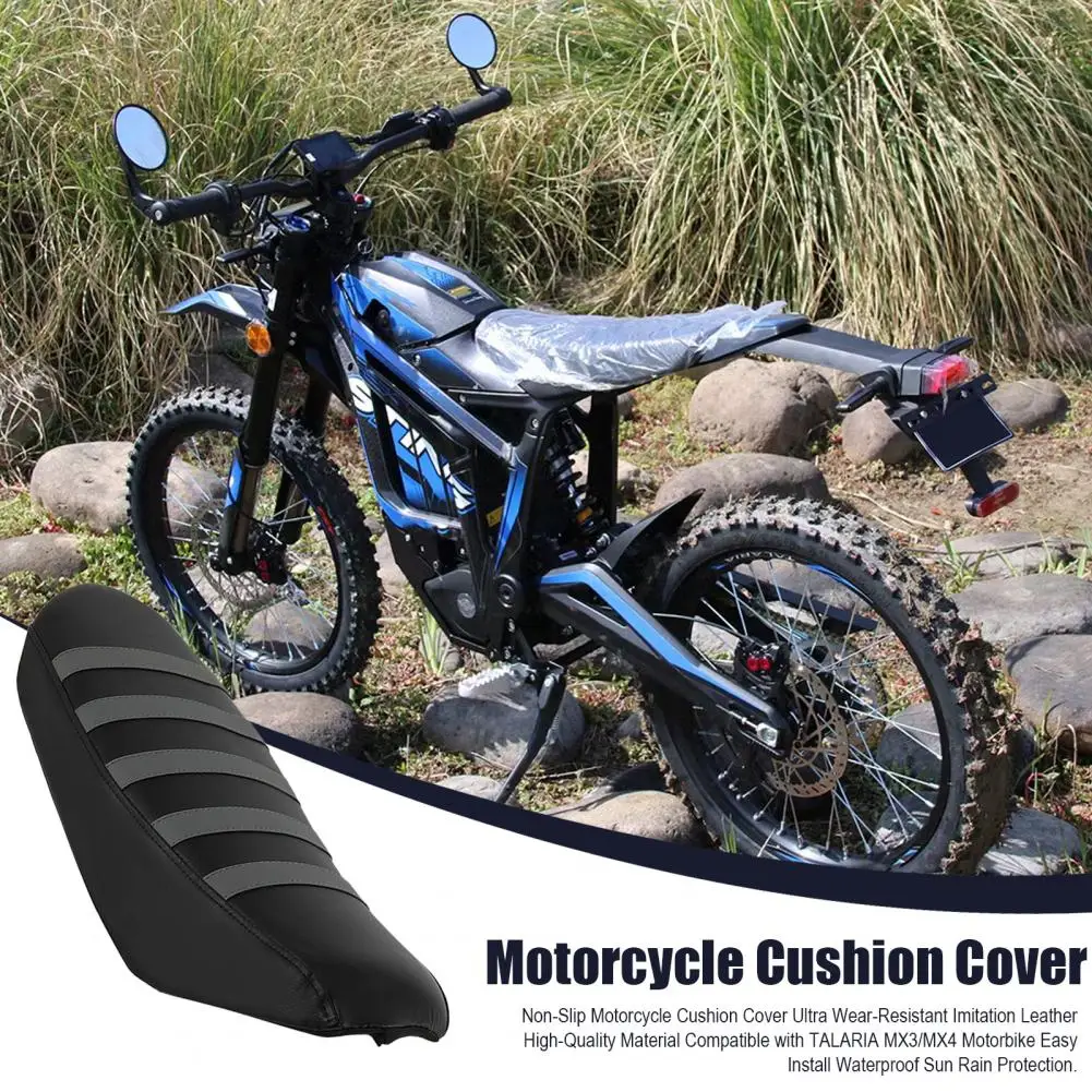 Imitation Leather Motorcycle Seat Protector Motorcycle Cushion Cover Non-slip Motorcycle Seat Cover Wear-resistant for Talaria
