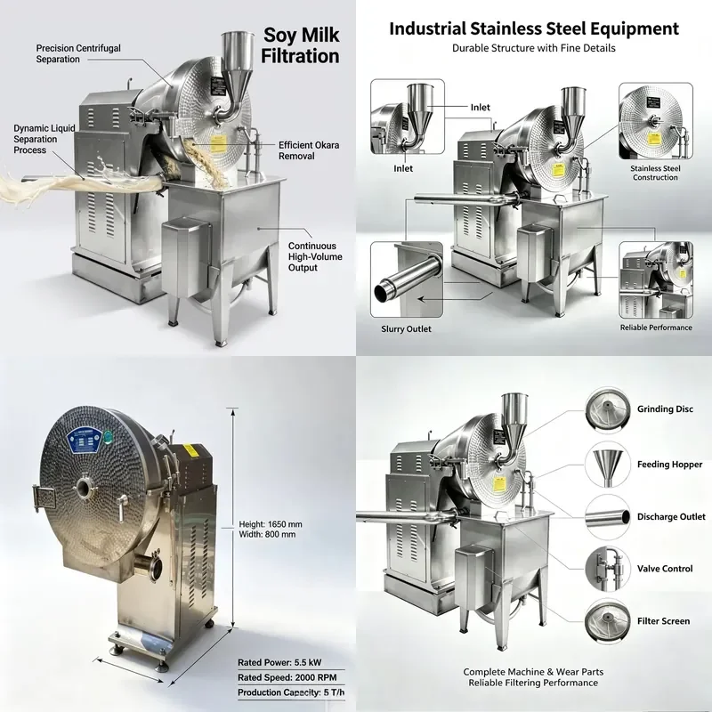 Professional Soy Milk Filter with Fine Mesh for Pure Residue Free Straining