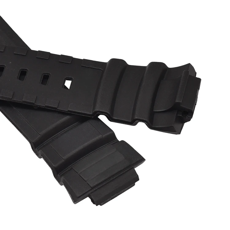 Cinturino in gomma per Casio MCW-100H/110H W-S220 HDD-S100 WV-200 AE-2000/2100 Cinturino in resina 16mm Accessori per orologi