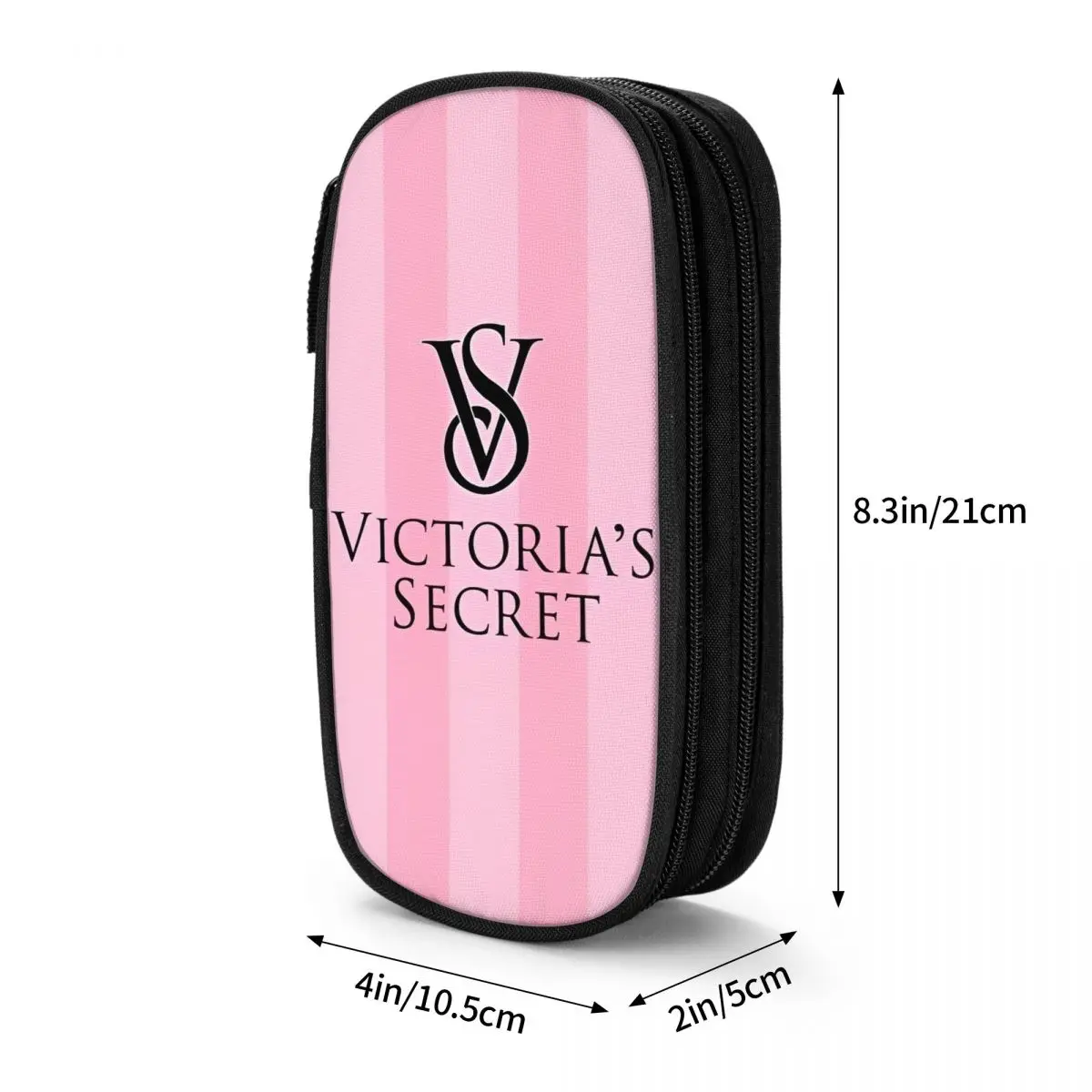 Fashion VS Victorias Pink Secrett Pencil Case Pencilcases Pen Box for Girl Boy Large Storage Bag Office Gift Accessories