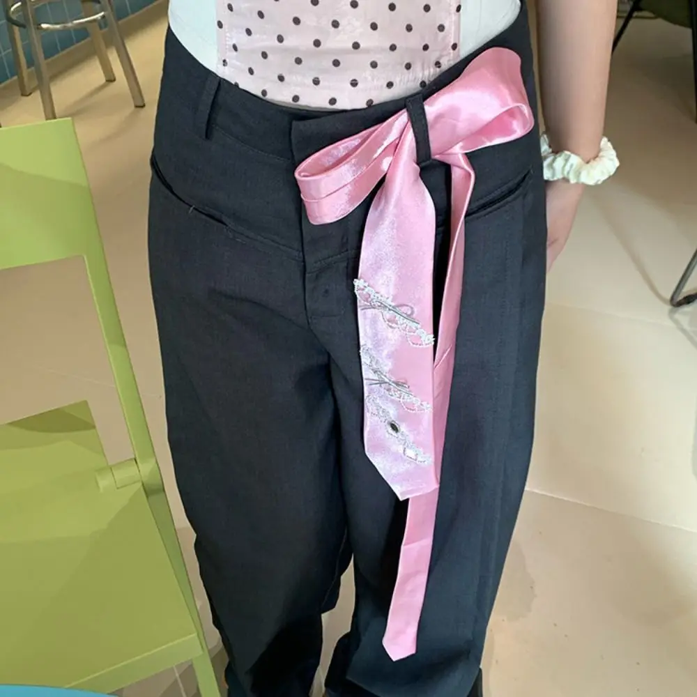 Clothing Decoration Korean Bow Tie Lace Bowknot JK Uniform Necktie Sweet Retro Shirt Tie Decoration Students