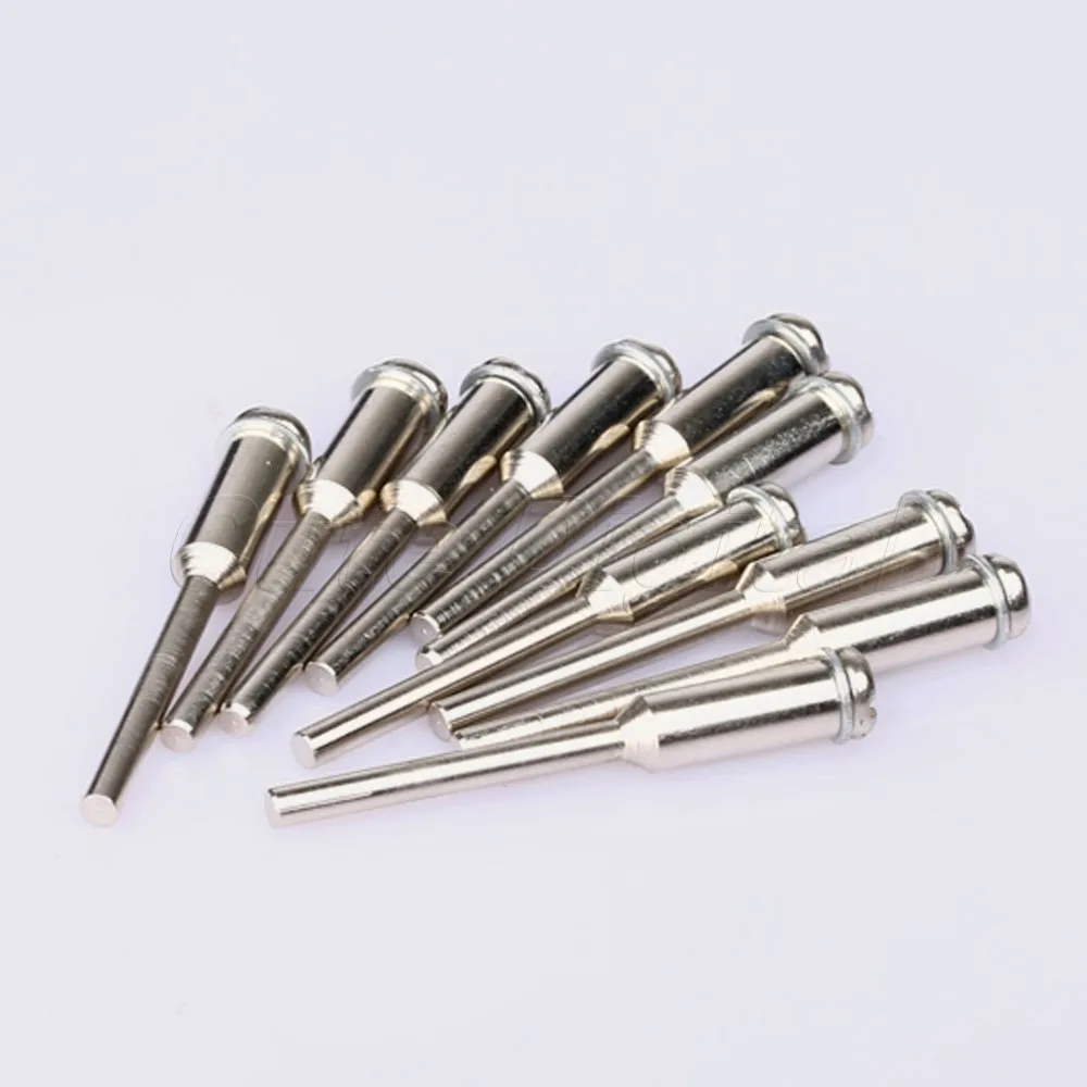 10Pcs Cut-Off Wheel Holder Polishing Mandrel 2.35mm Shank Cutting Disc Arbor Mandrel For Rotary Tool