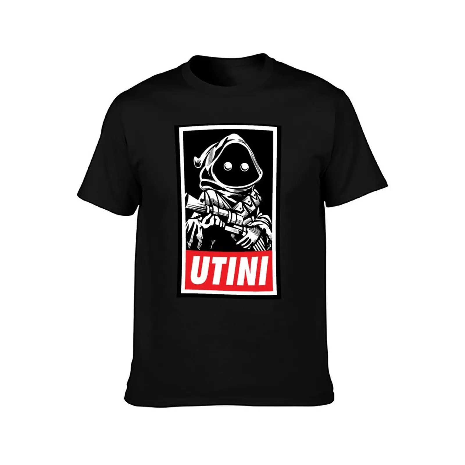 UTINI JAWA T-Shirt, Summer Casual Cotton Tee, Oversized Streetwear Tops, Vintage Graphic Print, Loose Fit Short Sleeve