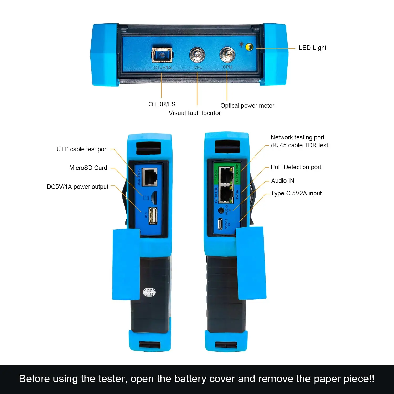 All-in-One OTDR Fiber Optic Tester 4