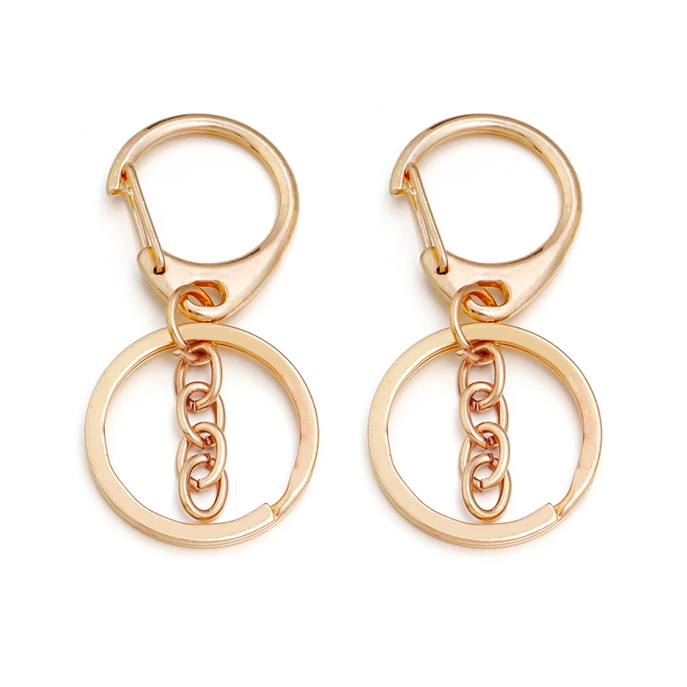 Louleur Hochwertiger Schlüsselring 30mm Schlüsselanhänger D-förmige Schlüsselketten für Schmuckherstellung DIY Schlüsselanhänger Zubehör Großhandel – Detail 6
