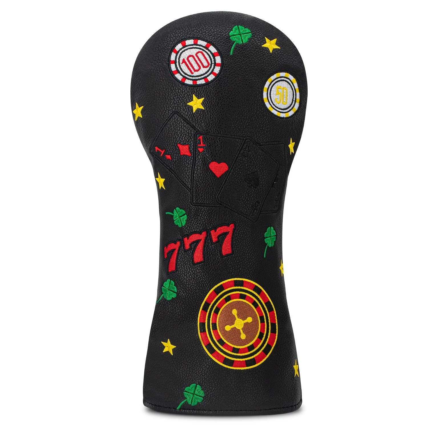 A Multi-Element Combination Theme Golf Club Cover Suitable for Driver, Fairway, And Iron Wooden Clubs with Thickened Inner