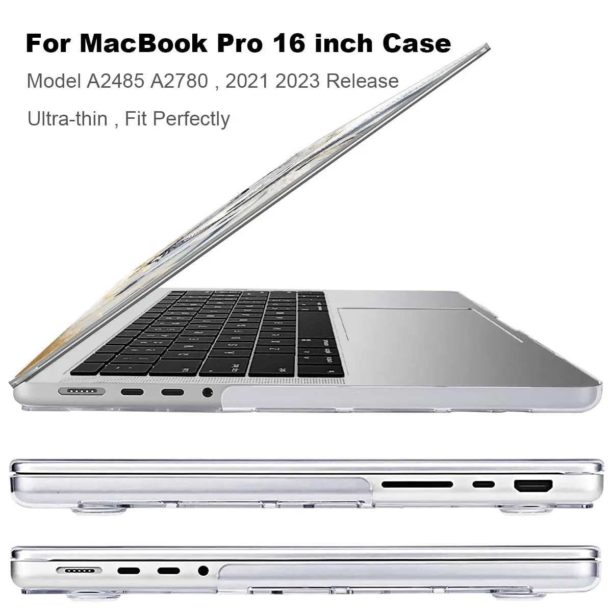 Casing Laptop untuk Macbook pro 16 A2991 A2780 M1 M2 Chip Air 13 2023 M3 Pro 14 A2992 untuk Macbook Pro 14 casing 2023 Air 15.3 A2941