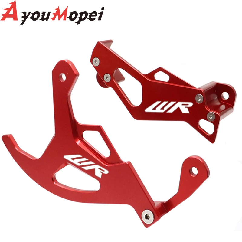 For YAMAHA WR250F WR450F WR250X WR250R WR 250F 450F 250X 250R Motorcycle WR LOGO CNC Rear Brake Caliper Guard Cover Protector