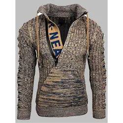 Mens Clothing Sweaters Knitted Sweaters Men's Knit Winter Coats Ropa De Invierno Autumn and Winter Korean Version Keep Warm