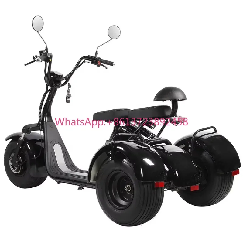 Urban Coco 1500 W Electric Scooter 3 Wheel Tricycle Adult European Union/US/Europe Warehouse 2000 W 40AH Dual Battery Urban Use