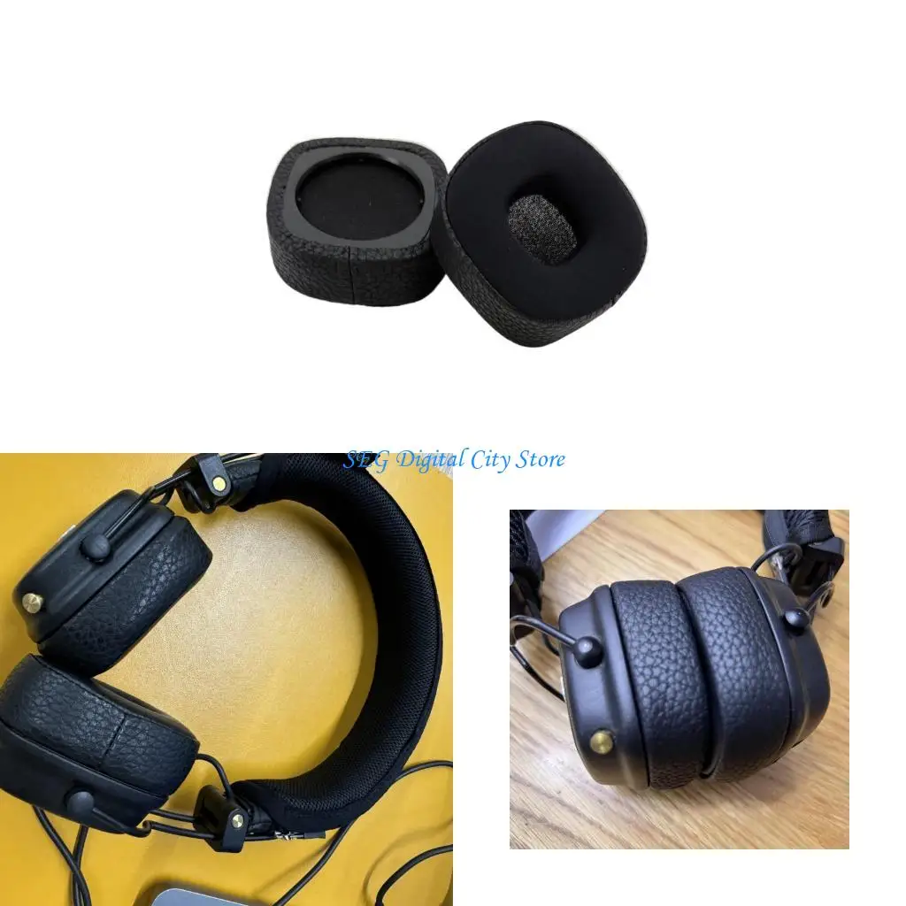 

U75B 1 Pair Breathable Ear Cushion Pad Over Ear Headphone Cooling Gel Earpads for Major 3 4 Comfortable Wear