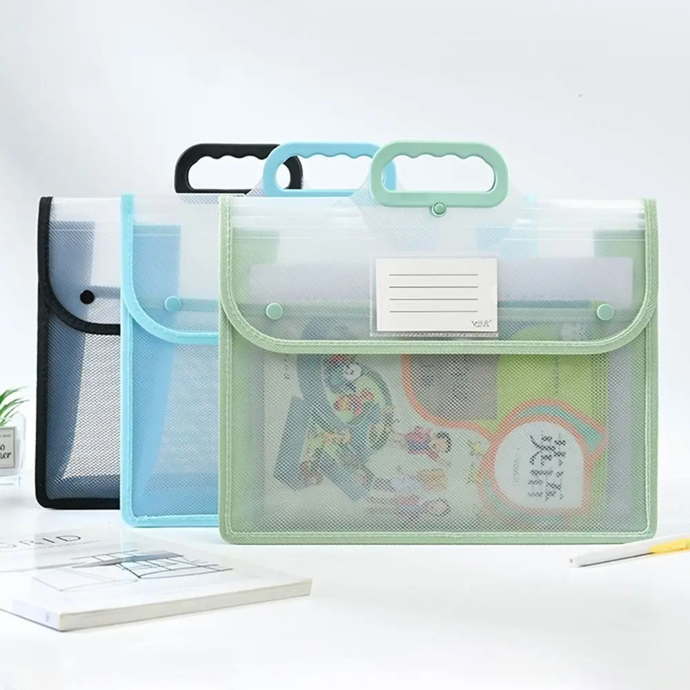 

Многофункциональная сумка для хранения тестовых работ с кнопкой-застежкой, вместительная сумка для документов, портативная студенческая сумка-тоут, дорожная сумка