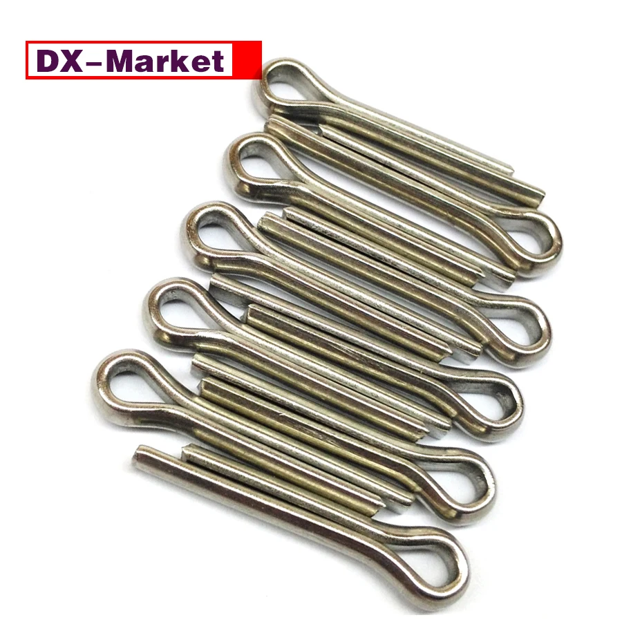 M1 M1.2 M1.5 M1.6 M2 M2.5 M3 Stainless Steel Cotter Pins , SS304 M1-M16 Split Pin 8mm-200mm,C033