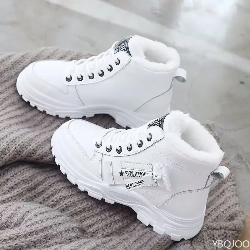 Winter Ladies Shoes  Lace up Women Sneakers Snow Ankle Boots Waterproof Warm Platform Botas woman footwear botas de mujer