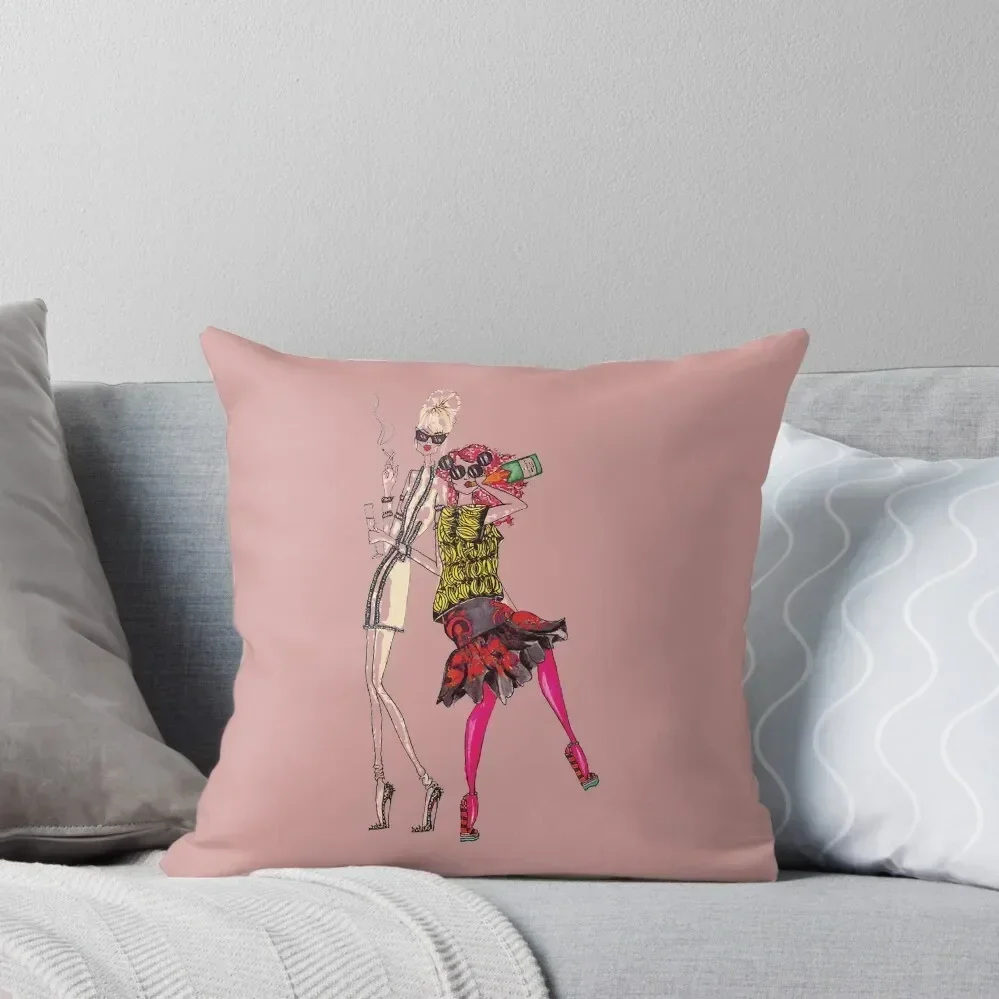 Fabulous Darling tshirt - Ab Fab tshirt - Patsy tshirt - Absolutely fabulous shirt Throw Pillow