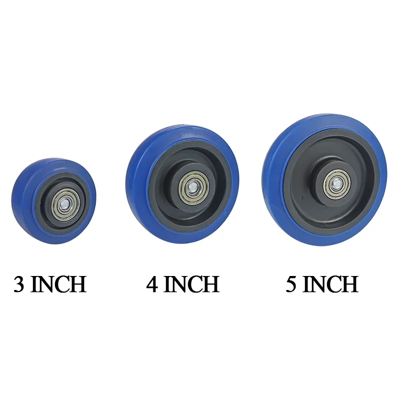 3/4/5inch Wear-resistant Replacement Caster Wheel For Heavy Furniture Industrial Equipment
