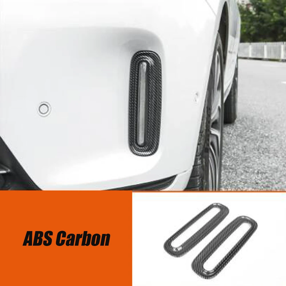 For Huawei Aito M5 2022 2023 ABS chrome/carbon Car front fog lampshade Cover Trim frame Exterior Accessories