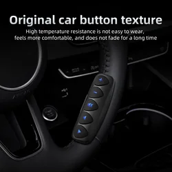Universal Car Wireless Steering Wheel Control Button 10 Keys Blue Backlight For Car Radio DVD GPS Multimedia Navigation