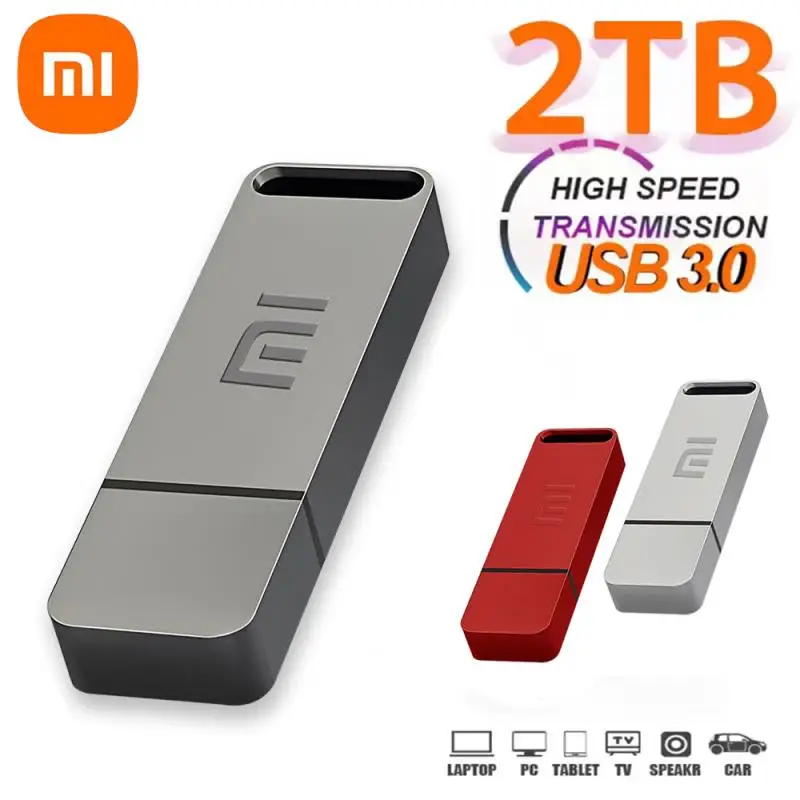 Xiaomi 2 ТБ Usb 3.0 Флэш-накопители Высокоскоростной металлический флэш-накопитель 1 ТБ 512 ГБ 256 ГБ Портативный USB-накопитель Водонепроницаемый Memoria Usb-накопитель