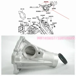 Transfer Case Rear Cover Tail Cover T/F Fit For Pajero Montero V11W V23W V31W SC-1802320 MR165657 3201A045 MD739216