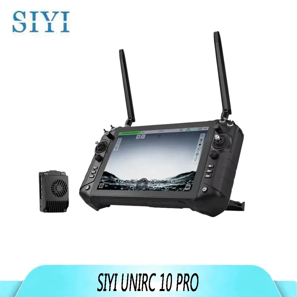 

SIYI UniRC 10 Pro Triple Frequency 2.4/5/X GHz Handheld Ground Station, 45KM Smart Controller with 10inch 4K Transmission