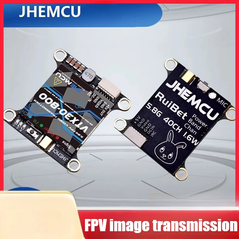 

FPV Drone JHEMCU 3016W VTX30-800 Image Transmission 5.8G 800mW 1.6W High Power Long-distance Transmission Accessories Parts