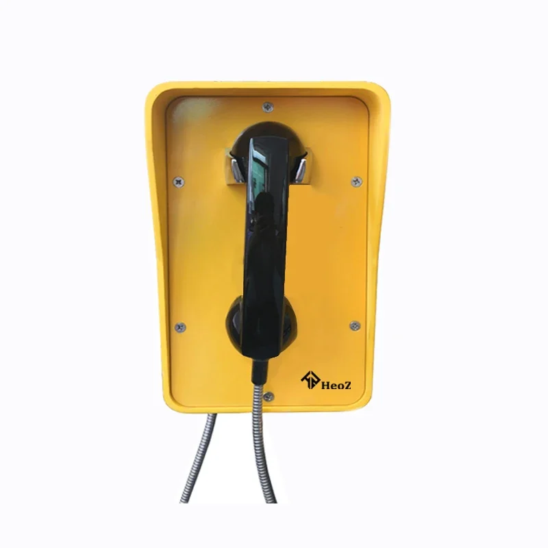 Instock Red Outdoor Orange Rugged PSTN Wall Mount Fire SIP POE Telephone Set IP Weatherproof  GSM 4G SOS Hotline Marine Phone